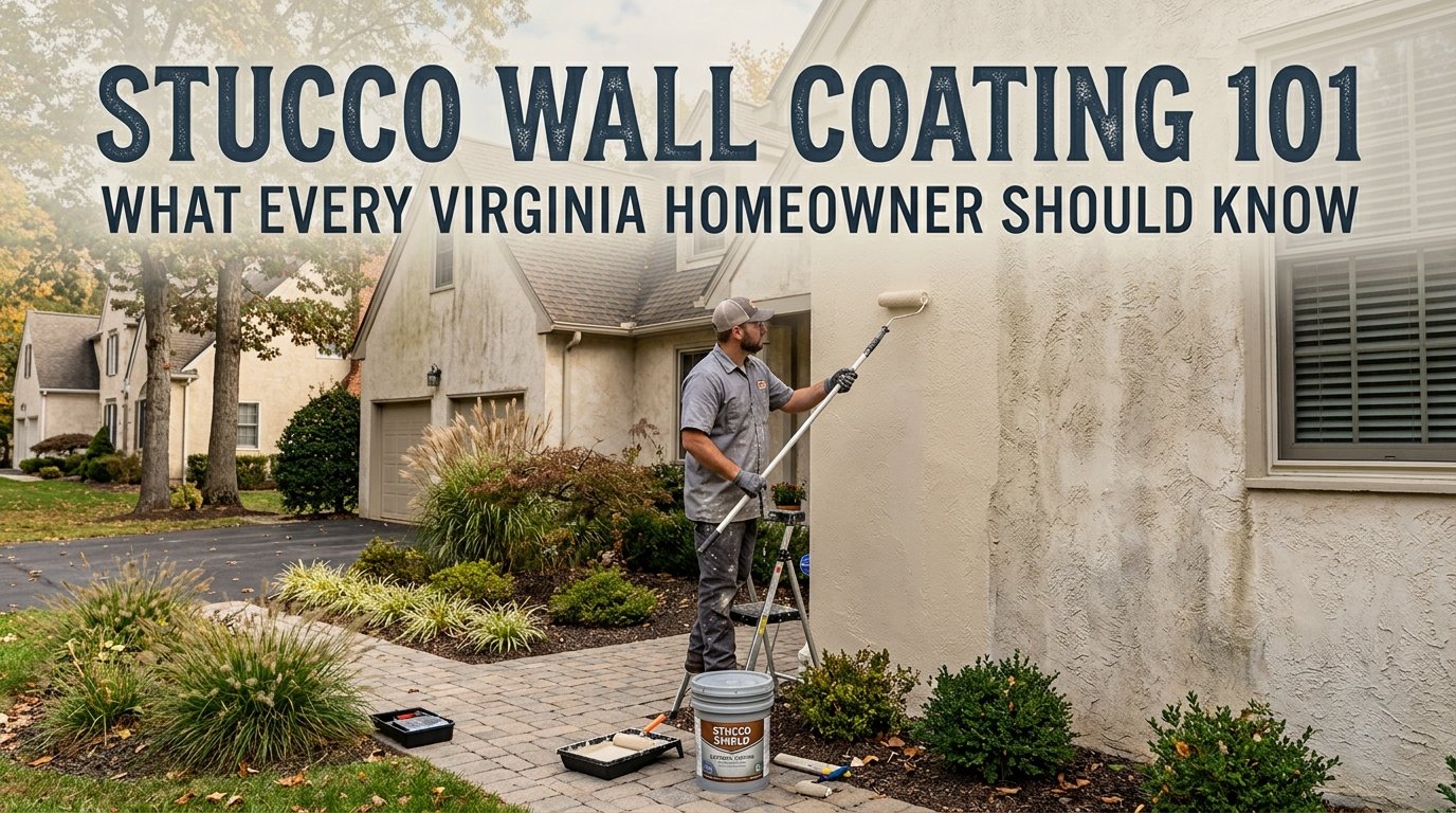 Stucco Wall Coating 101: What Every Virginia Homeowner Should Know