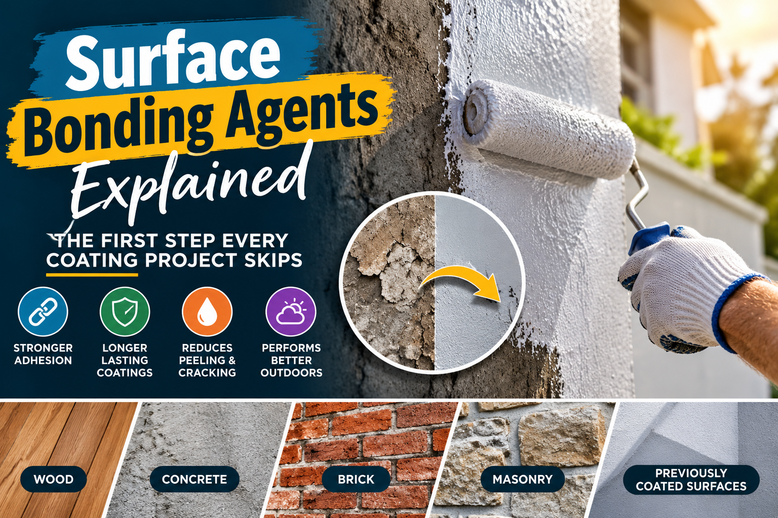 Surface Bonding Agents Explained: The First Step Every Coating Project Skips